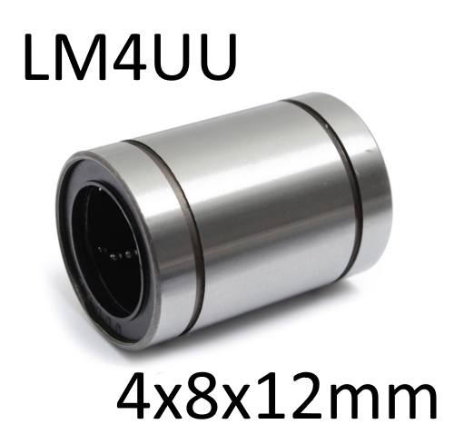 Линейный подшипник LM4UU цилиндрический