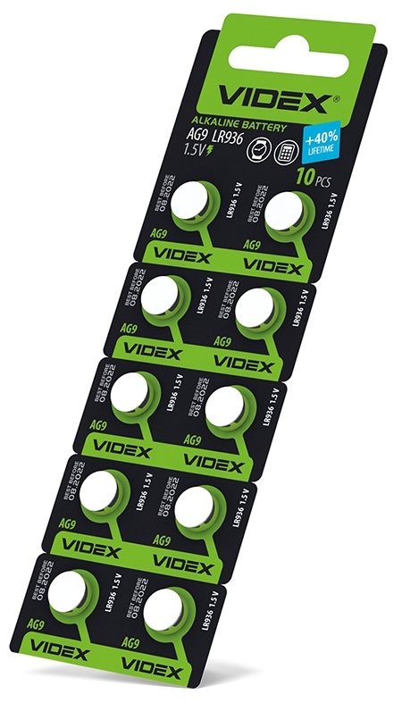 Батарейка часовая Videx AG 9/LR936